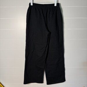 SKIMS Wide Leg Sweatpants Black Size XS NWOT